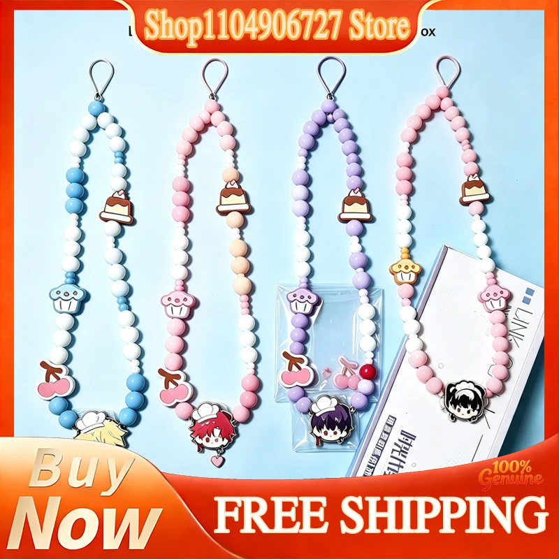 Link Click Dessert Series Handy-Anhänger Blind Box Mini Beans mit VEIN Niedlichen Anime-Merch-Anhängern, Deko-Sammlerstück, Geschenk, Anime