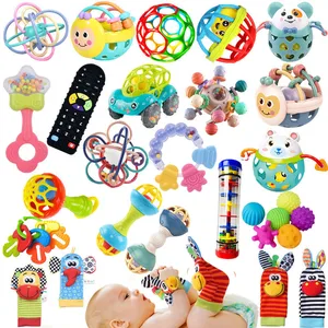 Soft toy Sensory Dentition for Babies, Hand Ball Grab Activity, Development of Newborn, Learn Baby Baby Toys, 0-12 months 12 Main Sales toy Bebe 0 12 months - №10