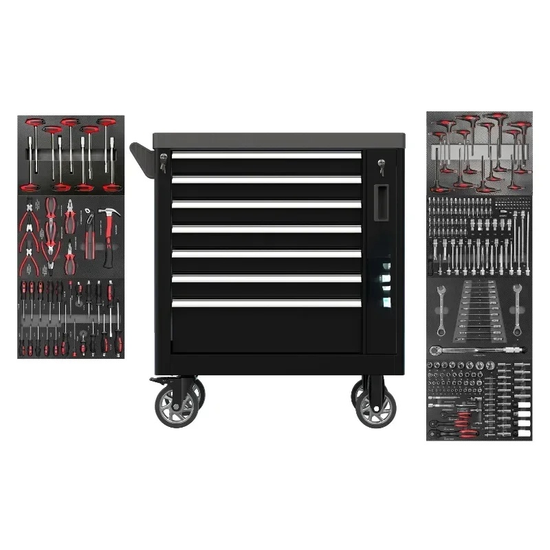 

7 Drawer 31 Inch Rolling Tool Cart Trolley Heavy Tool Locker