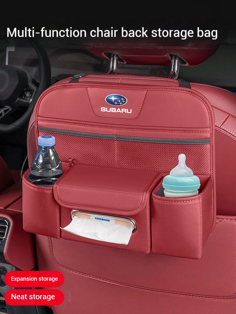 For Subaru Brz Wrx Xv Ascent Forester Outback Impreza Legacy Car Seat Organizer Backseat Large Capacity Storage Bag Accessories view 4