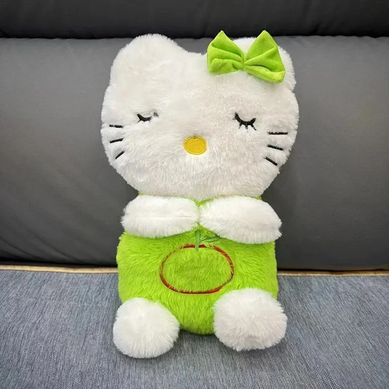 30CM Sanrio peluche respirazione incandescente hellobykitty peluche bambino che dorme morbido peluche bambola regalo di festa per bambini giocattolo