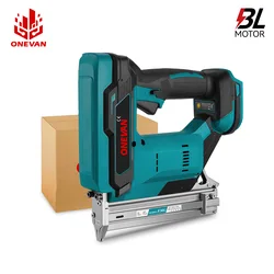 ONEVAN Brushless Electric Nail Gun F30 Nailer Stapler Framing Nailer Rechargeable Nail Woodworking Tools For Makita 18V Battery