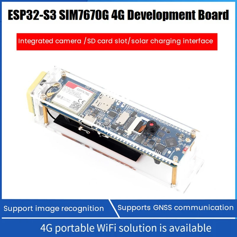 ESP32-S3 SIM7670G 4G Development Board Blue Board PCB Supports 4G LTE Cat-1 Wifi Bluetooth GNSS Positioning Development Board