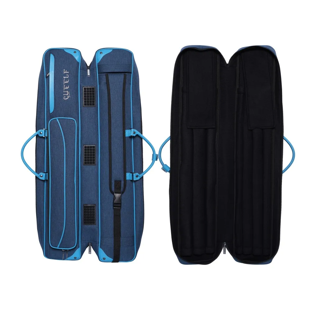 

New Style Premium Quality Oxford Cloth Pool Cue Case 3B4S Billiard Cue Case Shoulder Strap Handle Sturdy 3x4 Carry Bag