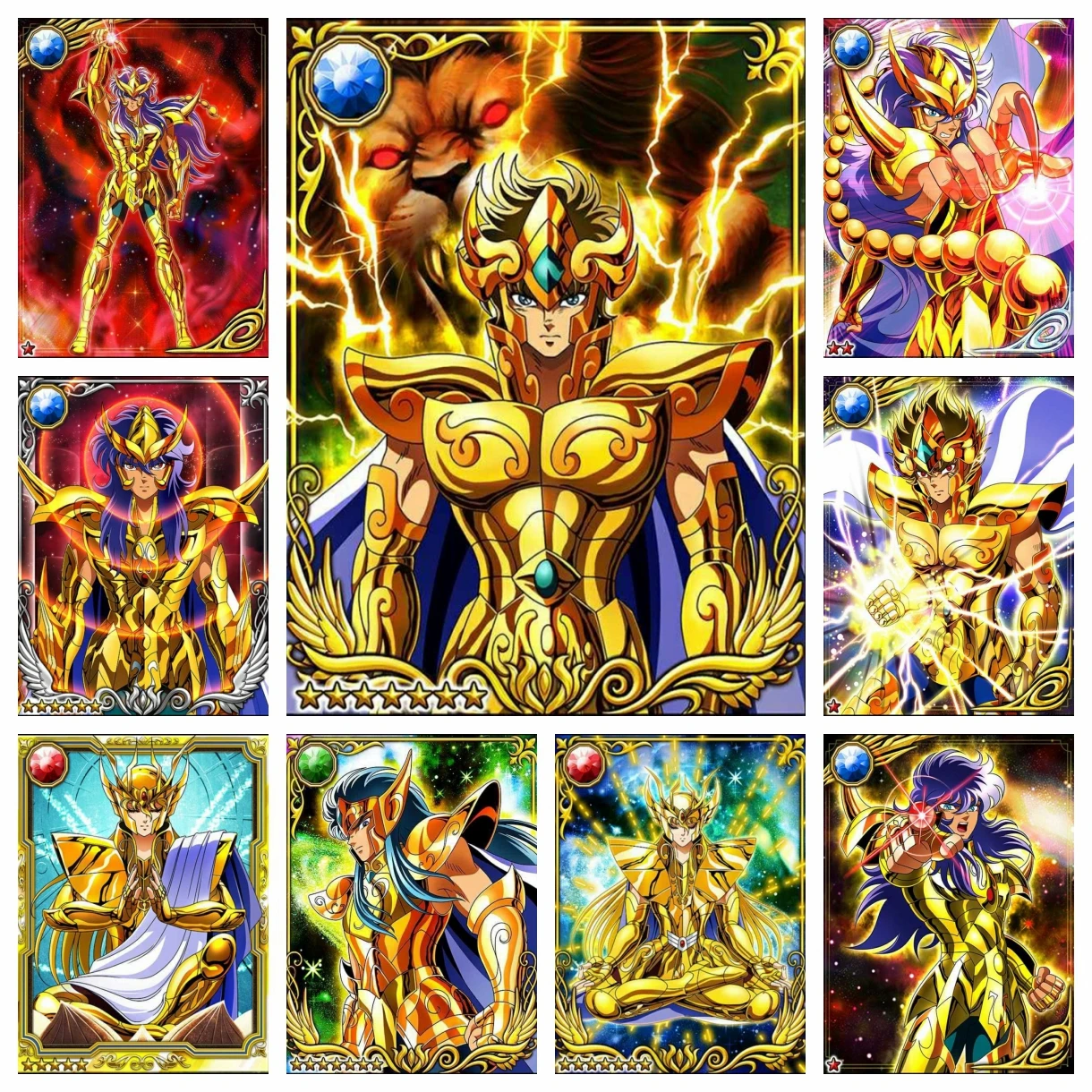 

Алмазная мозаика 5D DIY Saint Seiya: японское аниме, мультяшное искусство, вышивка крестом, стразы, декор для дома, подарок для детей
