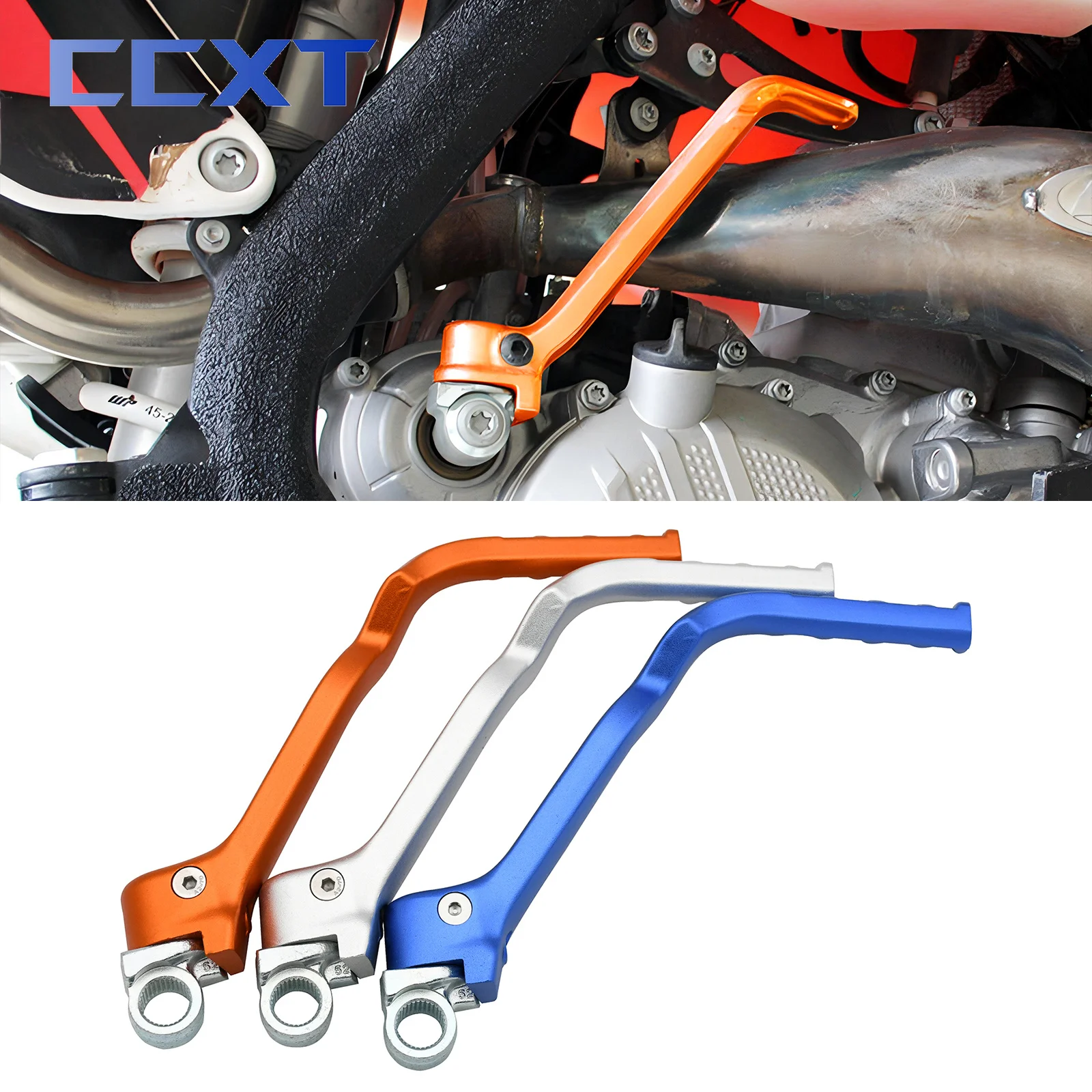 Motorcycle CNC Forged Kick Start Starter Lever Pedal For KTM XCW500 EXC500 XCW450 EXC450 XCFW350 EXCF350 XCW300 XC300 EXC300