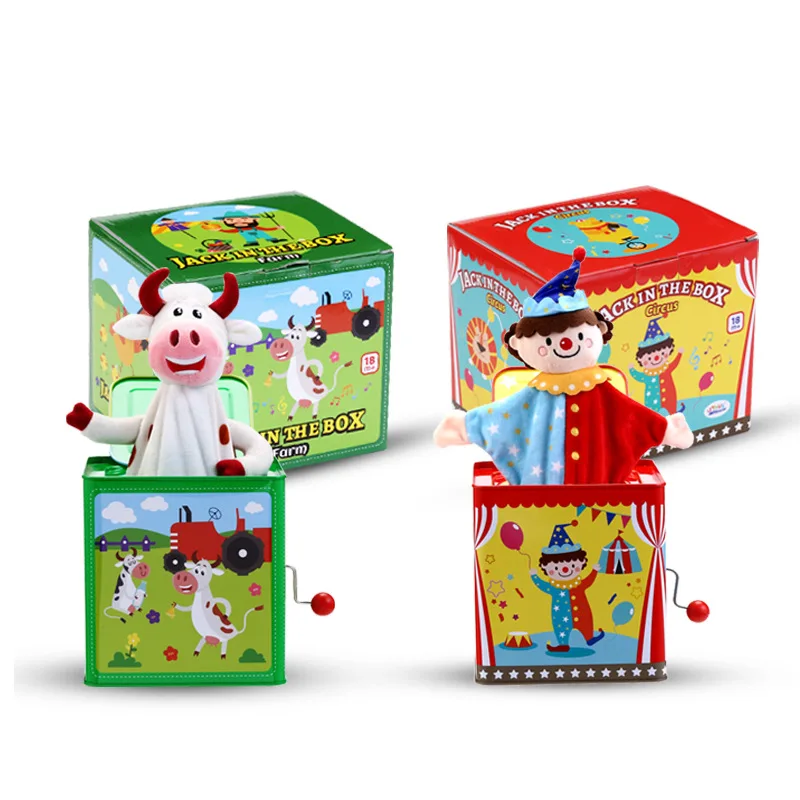 ピーターラビット Musical Jack In The Box オルゴール Jack in the Box Brinquedo musical infantil clássico Caixa de lata