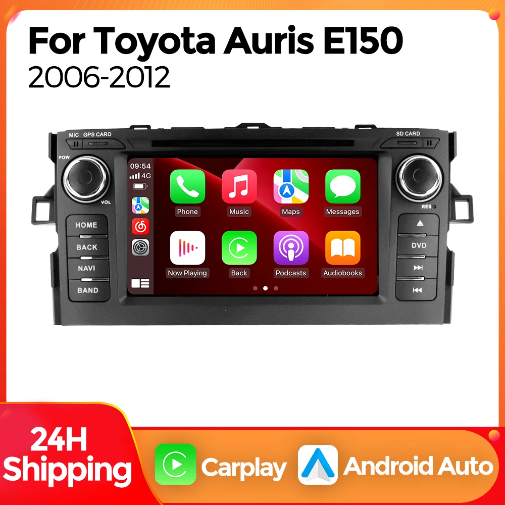 

MEKEDE Android Screen Carplay Car Radio Multimedia Player For Toyota Auris 2006 - 2012 BT GPS Navigation Android Auto Stereo