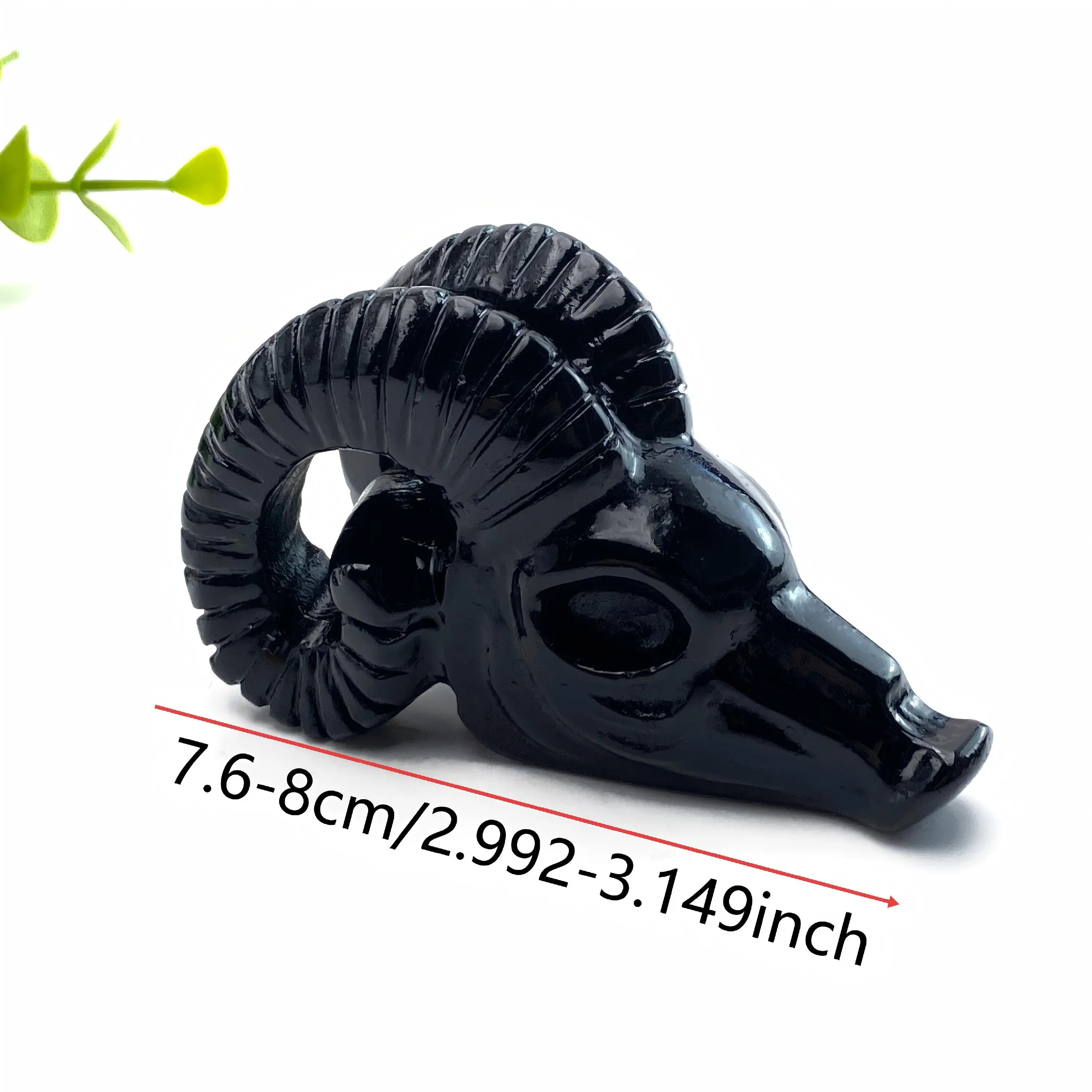 قطعة واحدة من نحت رأس الأغنام السج لديكور المنزل، مثالية لتزيين عيد الميلاد وعيد الفصح والهالوين ومهرجان التخرج