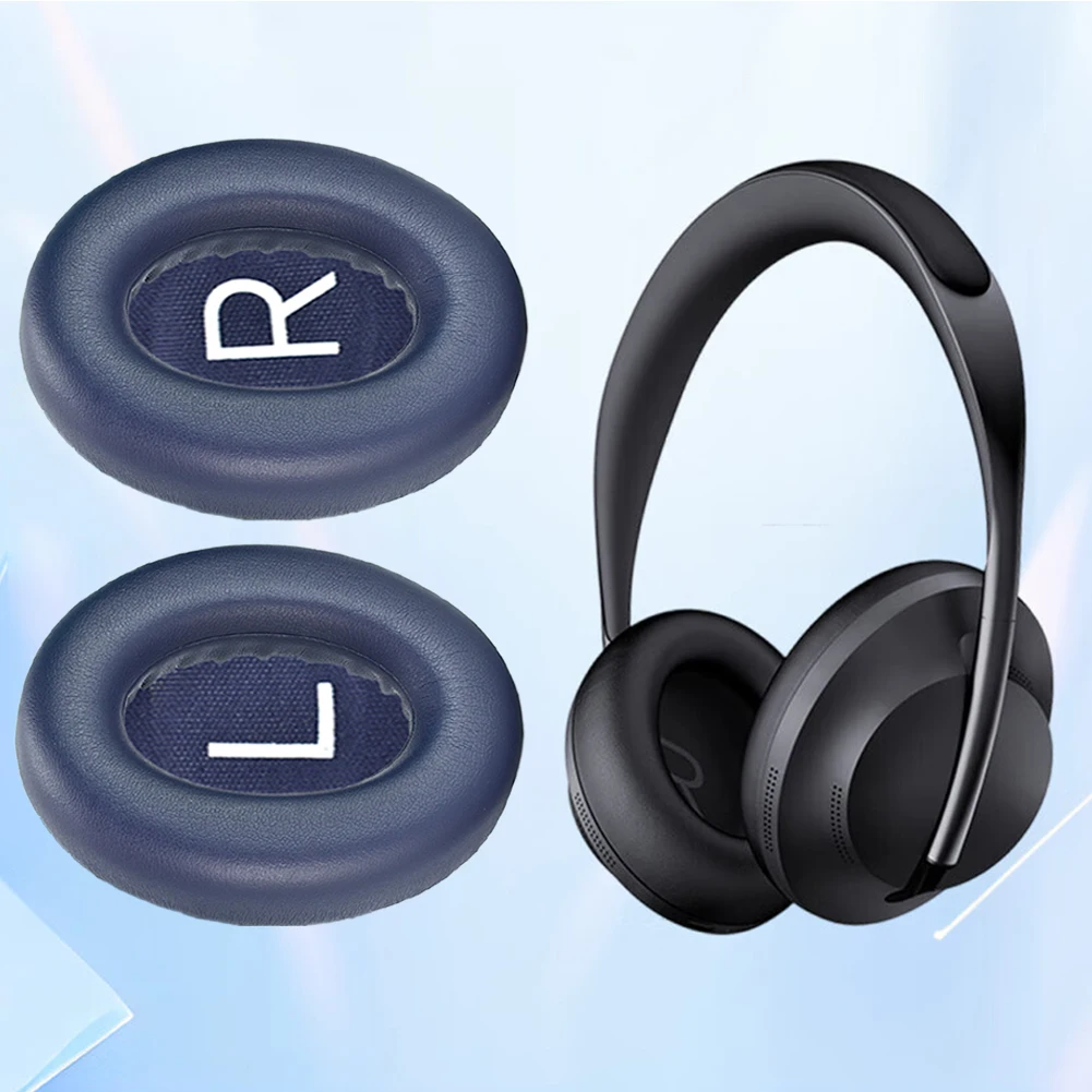 Protein Leather/Sheepskin with Memory Foam Ear Pads Pillow Noise Cancelling Ear Cushions for Bose 700 Wireless Headphones