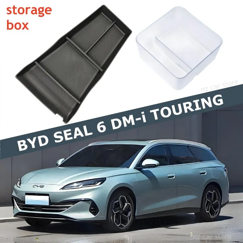 

For BYD SEAL 6 DMi TOURING Armrest Storage Box 2025 2026 Interior Accessories