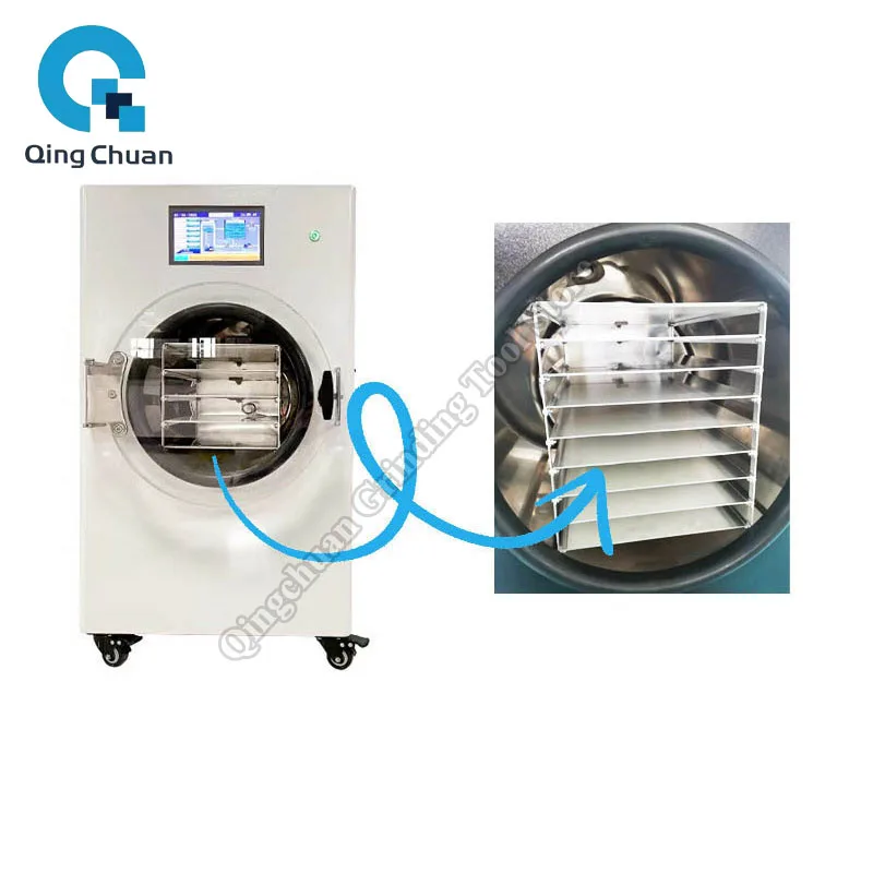 Commercial Freeze Dryer Vacuum Freeze Dryer Pet Food Fruit Small Household Freeze Dryer Dry Equipment By Sea