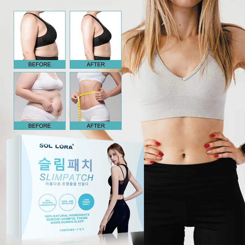 Magnetic Navel Stickers Body Firming Patches Lazy Slimming Belly Sticker for Tighten Abdomen Shaping Care