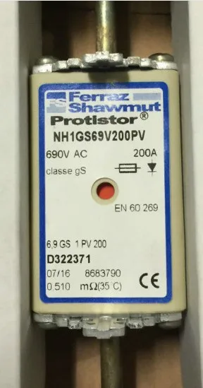 Fuses: NH1GS69V280PV L302897 / NH1UD69V315PV N320379 / NH1UD69V350PV P320380 6,9 URD 1 PV 350 / NH1UD69V400PV S320383