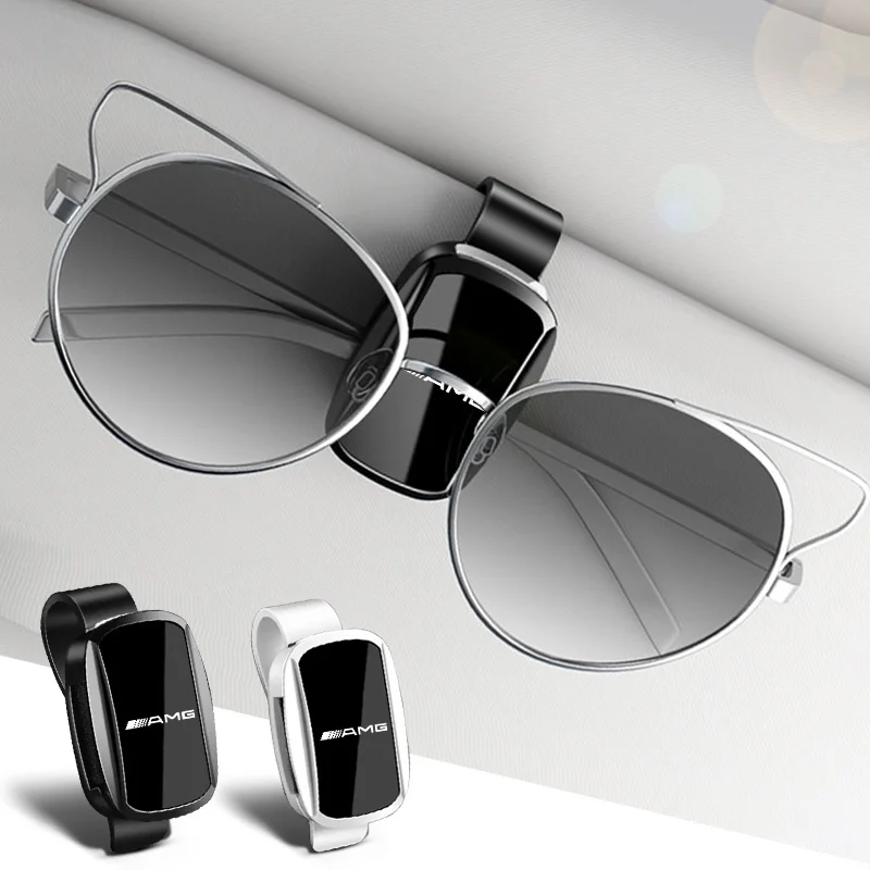 

ABS Car Sunglasses Clip Sun Visor Glasses Holder For Mercedes Benz W203 W204 W205 W210 W211 W212 W221 W222 CLS CLA CLK SLK GL5