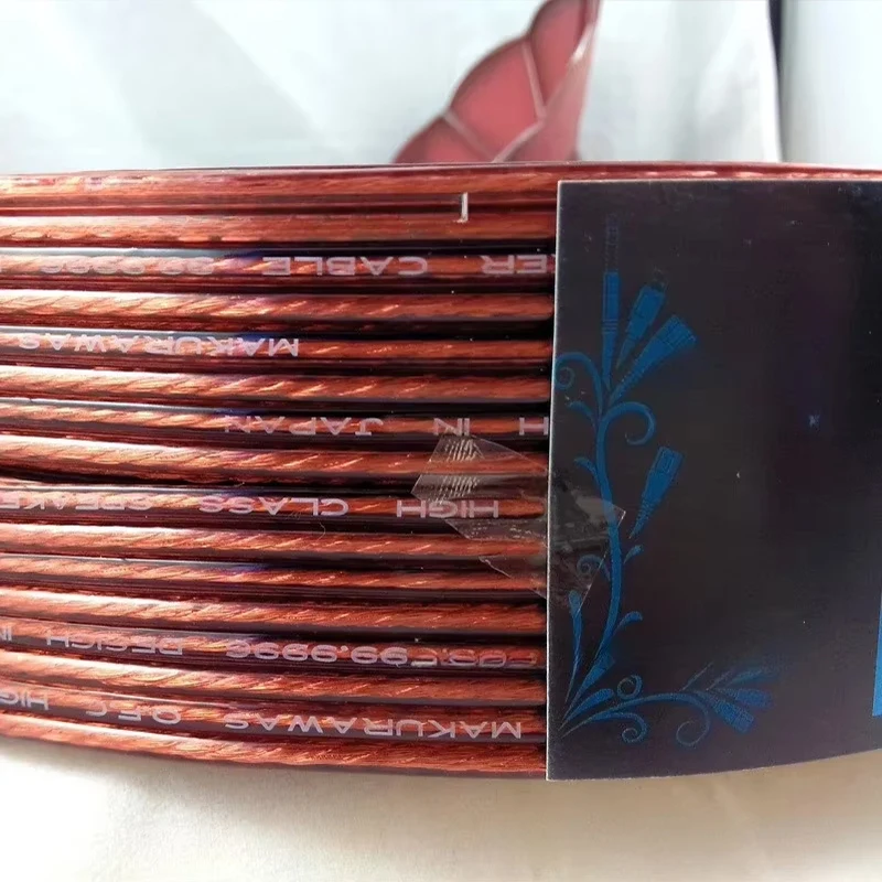 Professional audio cable fever pure copper universal speaker cable modification audio cable