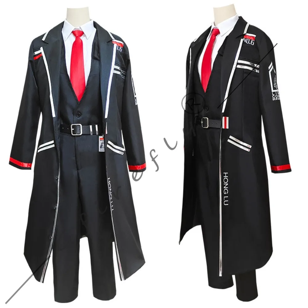 Limbus Company Hong Lu Faust Cosplay Costume Character Same Style Black Uniform Long Short Set Halloween Stage Comic Con Costume - Detail 1