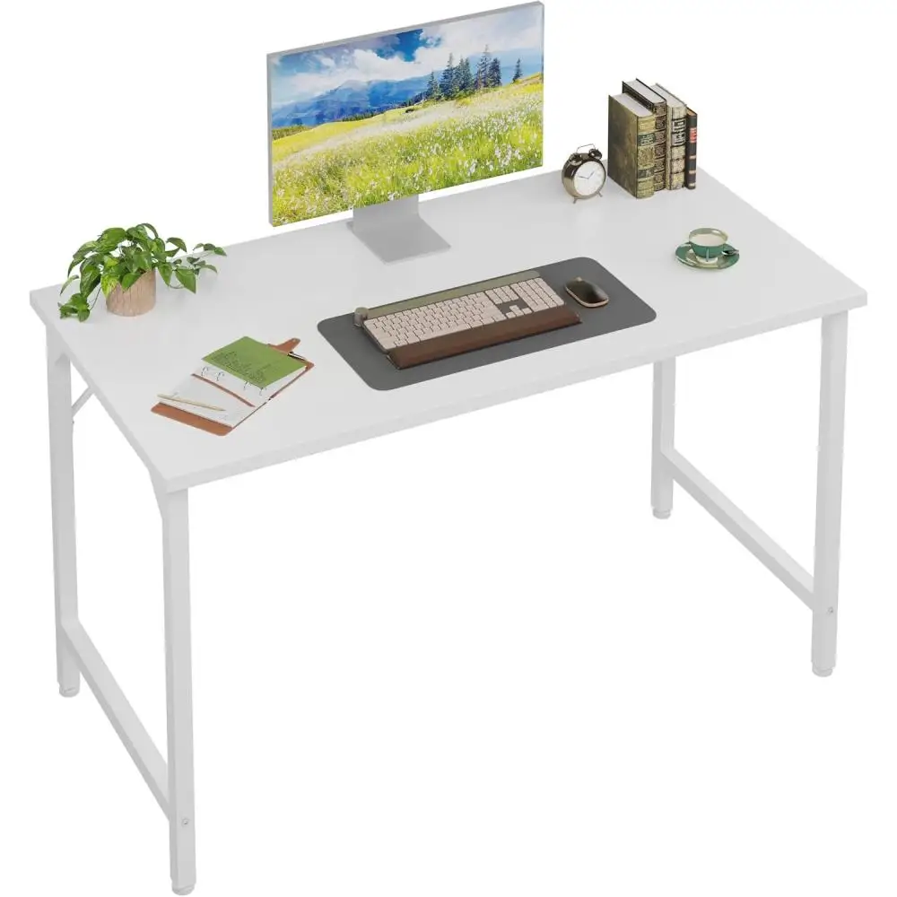 

32 inch Computer Desk, Small Home Office Desk Study Writing Kid Table for Small Spaces, Simple PC Work Desk, Adjustable