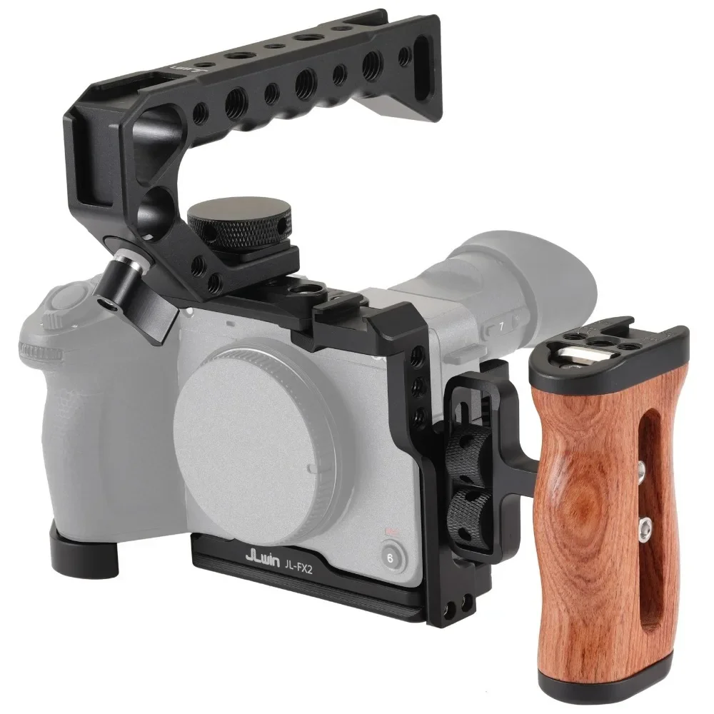 

Camera Cage For Sony FX2 Rabbit Case For Sony FX2 Micro-Single Camera Protective Frame with Arri Hole Arkah Dovetail groov
