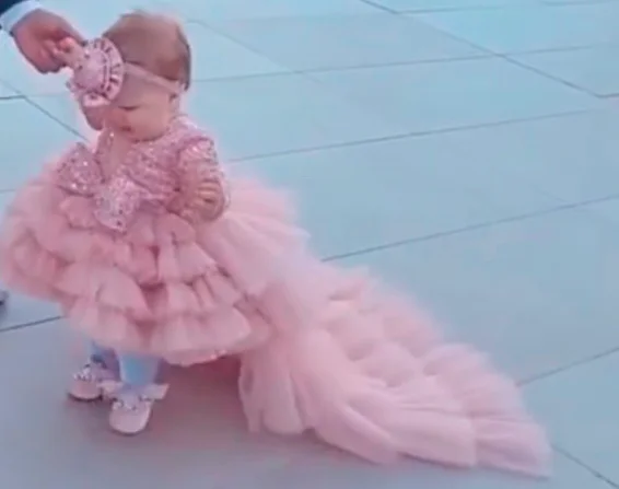 Vestido de niña de las flores para bodas, largo hasta el suelo, vestido de tul para desfile, ropa Formal para niños, fiesta de graduación, primer