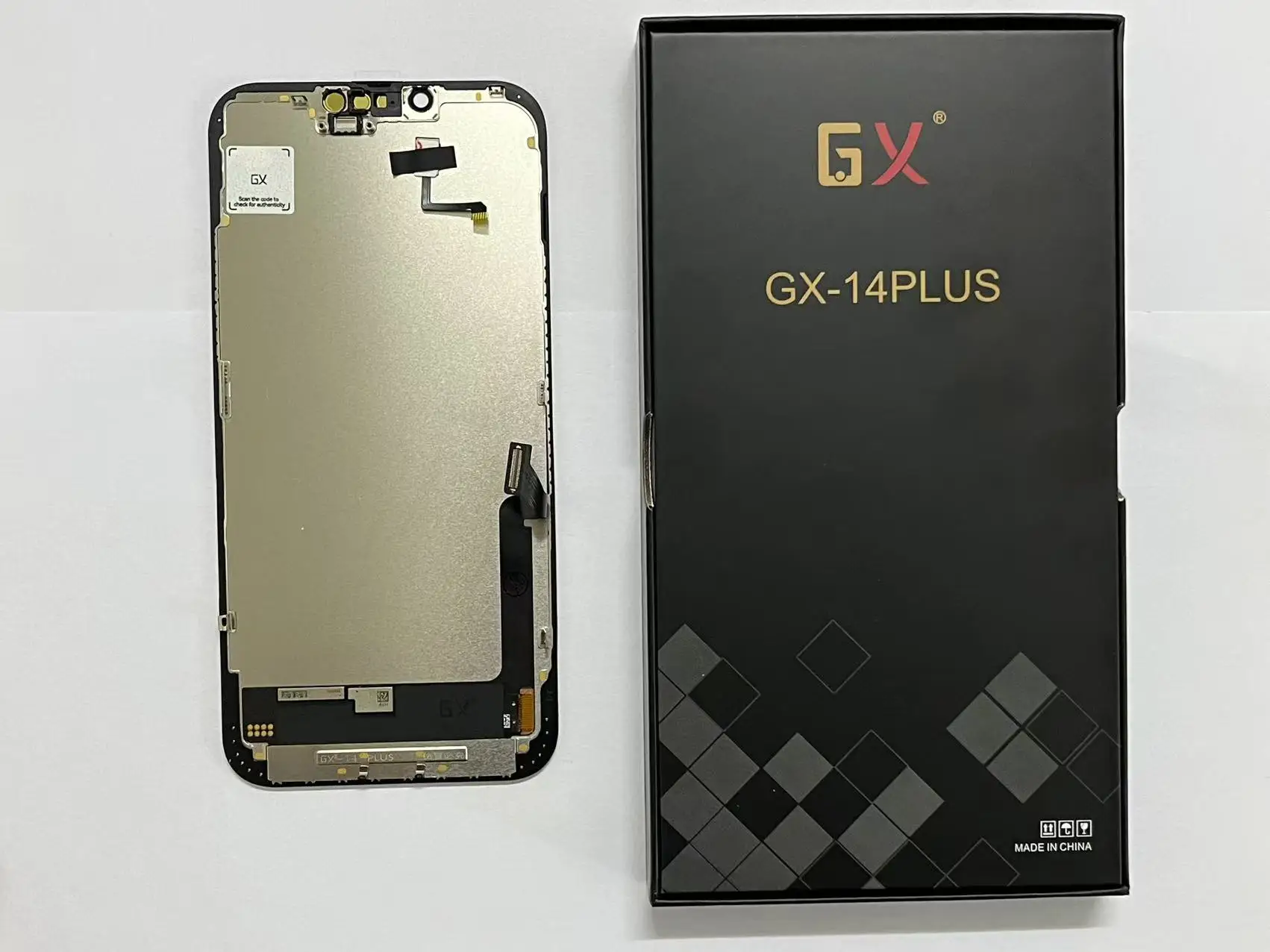 GX 100% OLED Scherm voor iPhone 13 14 15 15Pro 16Pro Max Display True Tone met 3D Touch Scherm voor iPhone Vervanging met Gereedschap
