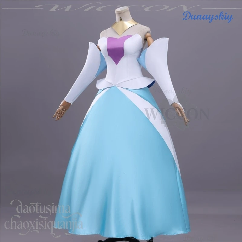 الماسكارا هالوين disfraz فرسان الطيار غينيفير تأثيري فستان طويل Y2K لوليتا حفلة كوس جديد أنيمي فيلم الأميرة غينيفير Co