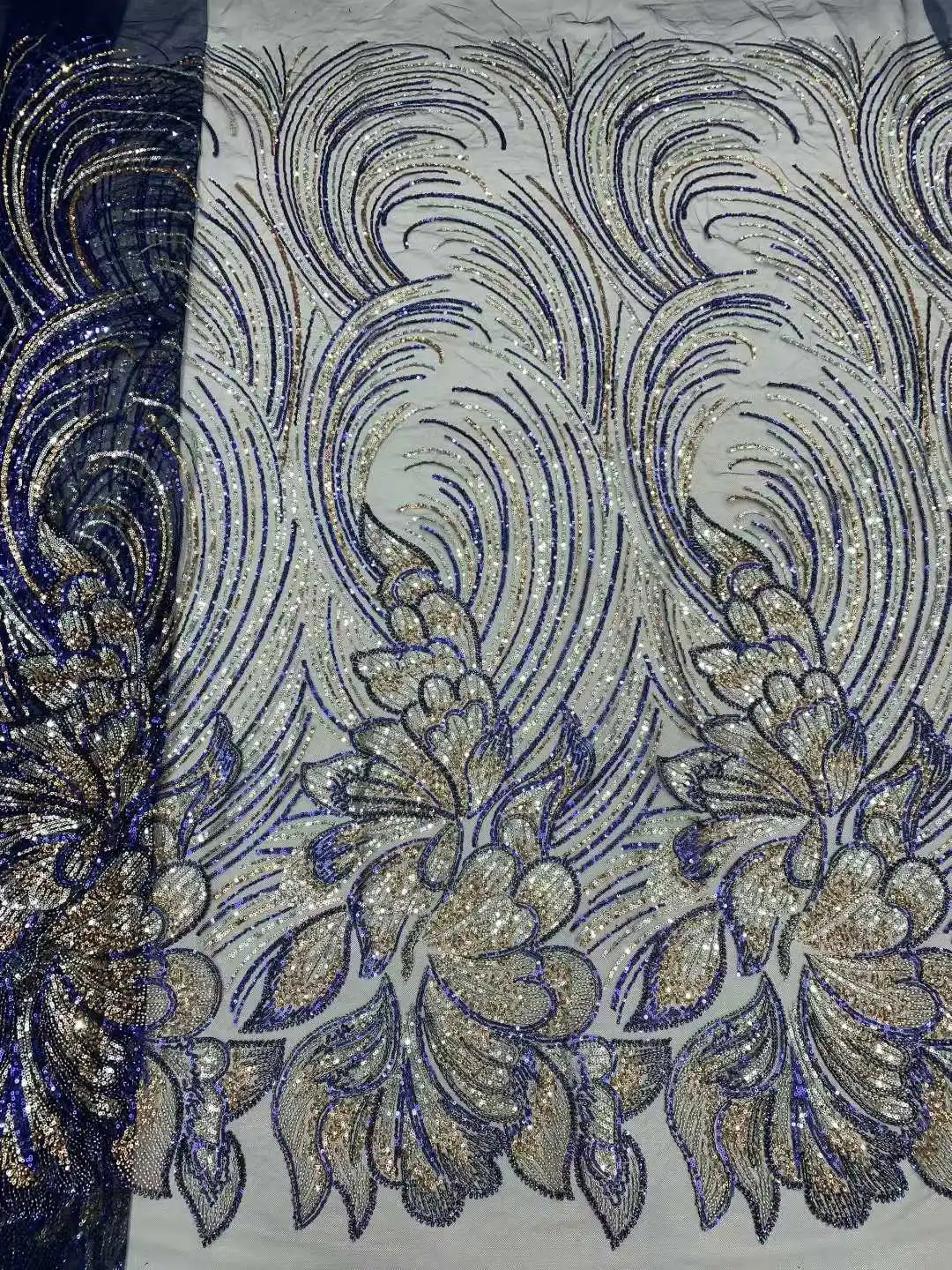 Tela de encaje de tul africano rojo 2025, tela de lentejuelas de red francesa, bordado de costura con cuentas, malla de tul de encaje, vestido nigeriano de 5 yardas