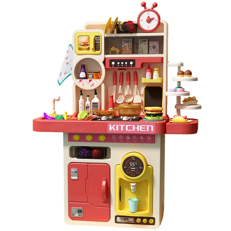 Children\'s play house kitchen toy set simulation cooking cooking girl baby kitchen utensils girl boy boy day gift