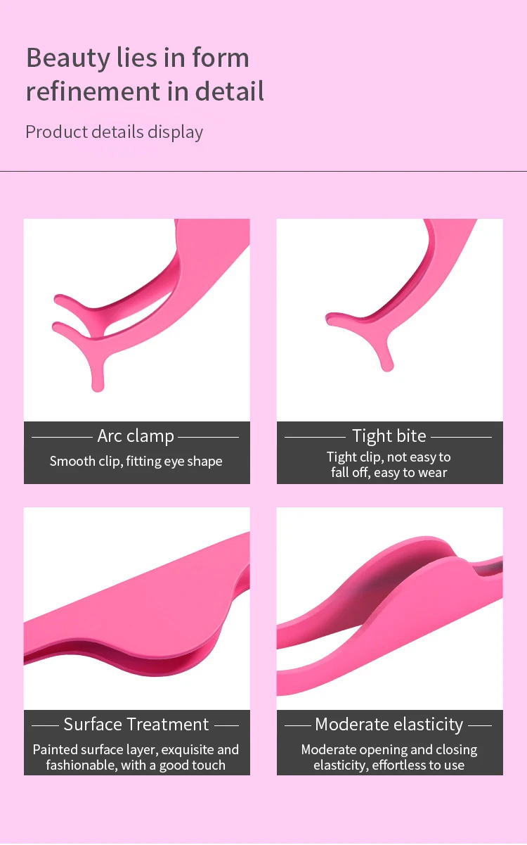 1 Pc Falsche Wimpern Pinzette Gefälschte Wimpern Applikator Make-Up Werkzeuge Hilfs Curler Nerz Wimpern Professionelle Pinzette Werkzeuge – Detail 3