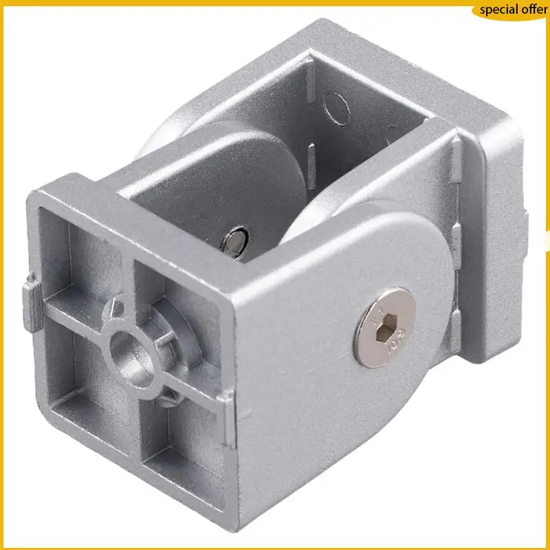 A50I 4040 Series อลูมิเนียม Extrusion โปรไฟล์ Die-Cast สังกะสีอัลลอยด์ยืดหยุ่น Pivot Joint Connector สําหรับโปรไฟล์อลูมิเนียม 4040