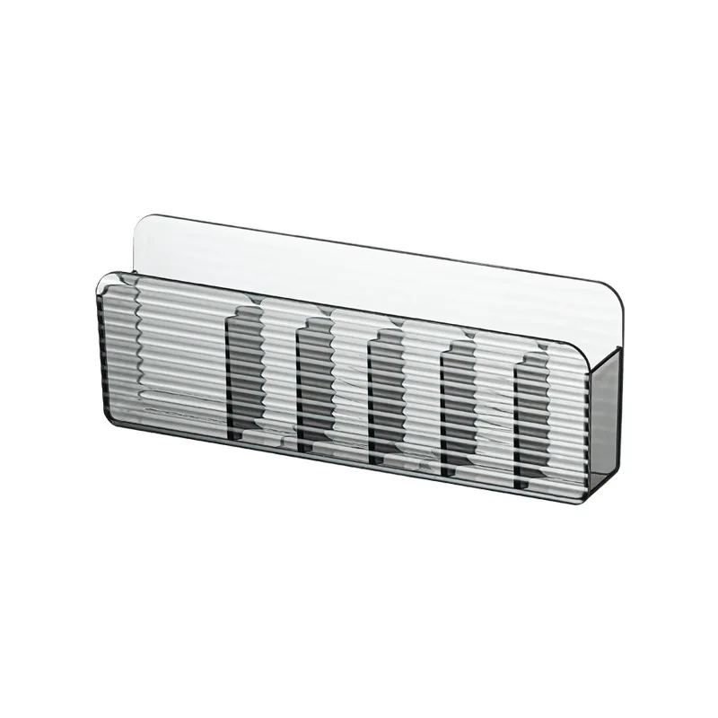 Multi Functional Acrylic Remote Control Drug Storage Box Wall Mounted No Need for Drilling Simple and Beautiful Design
