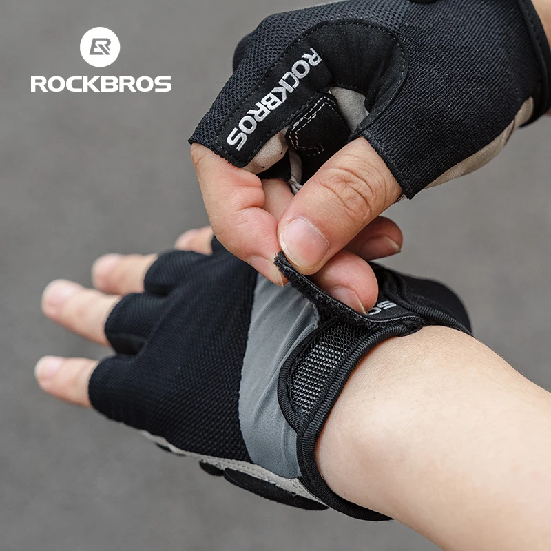 ROCKBROS Bike Glasses Full Finger MTB Road Bicycle Gloves Screen Touching Men Women Spring Summer Breathable Cycling Gloves