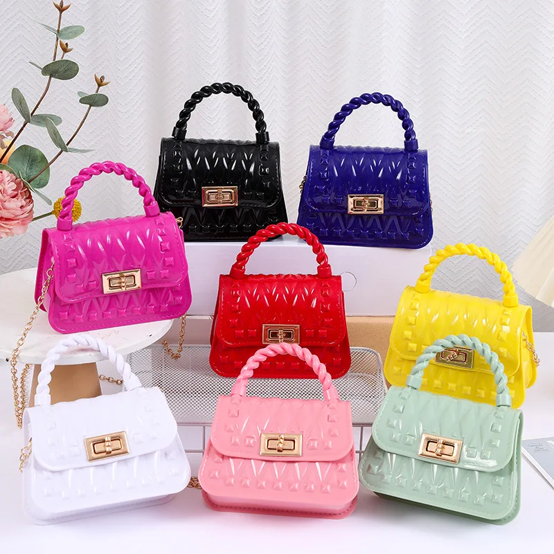 

Fashion Kids PU Leather Crossbody Bags Girls Heart Shoulder Bags Children Mini Coin Purses Jelly Bag Kids Handbag Gifts