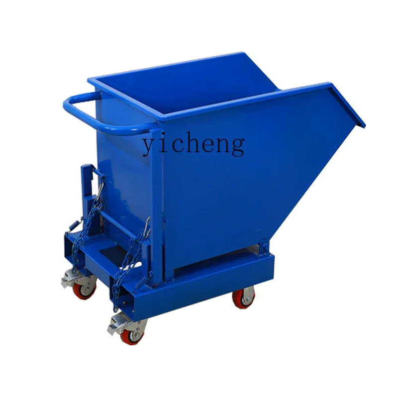 ZK iron filings industrial waste garbage truck metal turnover box iron box heavy duty recycling truck