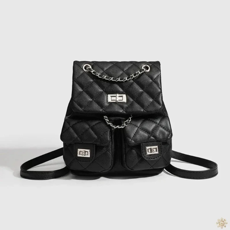 2025 Nouvelle Femme Étudiant Commuter Sac À Dos Petit Vent Frais نسخة Coréenne Mode سلسلة صغيرة Légère Femmes Sac À Dos