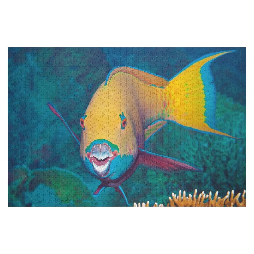 Parrotfish Am I beautiful? Jigsaw Puzzle Customized Photo Personalised Puzzle