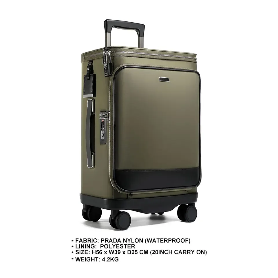 Guangzhou manufacturer high quality nylon travel luggage suitcases