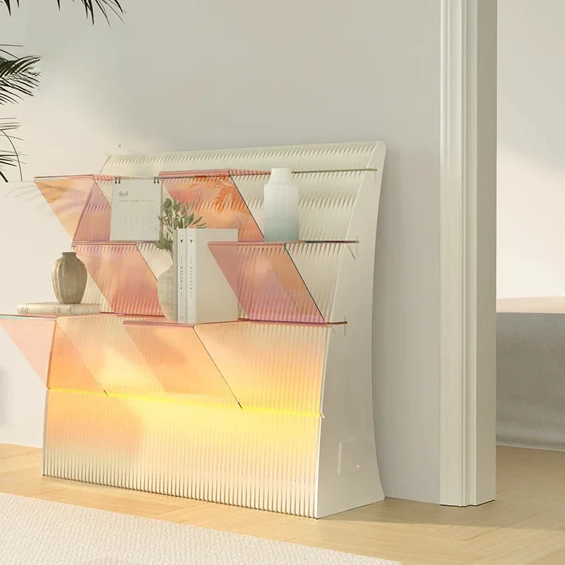 Multi-layer shelves Floor book shelves Snacks bags Acrylic display stands Foldable