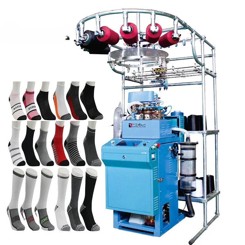 Full computer tablet automatic sock weaving machine 3.5-inch 3.75-inch sock machine sock weaving equipment