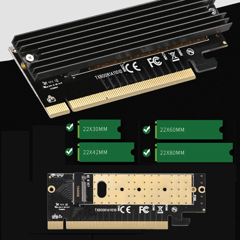 

Адаптер игровой карты PCI-E Riser Карта расширения M.2 к PCIE X16 Удлинитель карт Конвертер PCIE Плата расширения контроллера PCI Express