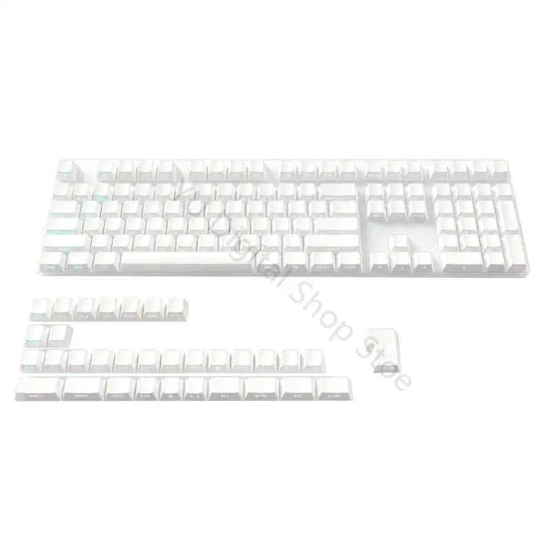 96BA Seitlich bedrucktes Tastatur-Tastenkappen-Set mit Kirschprofil, 140-teiliges Tastenkappen-Set für beleuchtete Tafeln – Detail 10