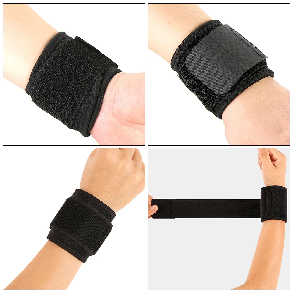 

Wrist Support Band Compression Strap for Gym Weightlifting Fitness Sport Protective Sleeve Stable Flexible Pain Relief 2Pcs