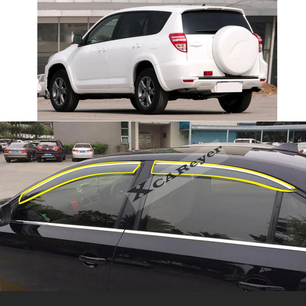 

Car Sticker Plastic Window Glass Wind Visor Rain/Sun Guard Vent For TOYOTA RAV4 XA30 2006 2007 2008 2009 2010 2011 2012 2013