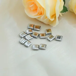 Hamihip Thép không gỉ sòng bài Charm sòng bài cho phụ nữ, liên kết Ý, phù hợp với vòng tay 9mm, DIY làm Jeways, DJ701, Fashion 10 Đồng hồ sòng bạc bán hàng chính - 5