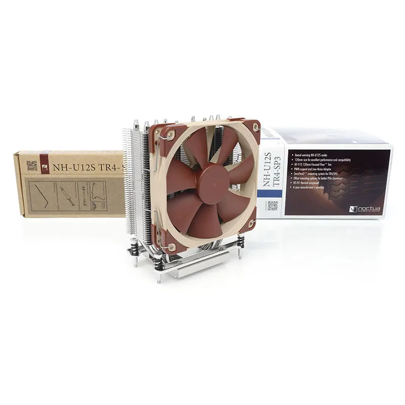 Noctua NH-U12S 5 열 파이프 데스크탑 CPU 쿨러, NF-F12 120mm PWM 무소음 팬 타워 라디에이터, 인텔/AMD용 CPU 냉각