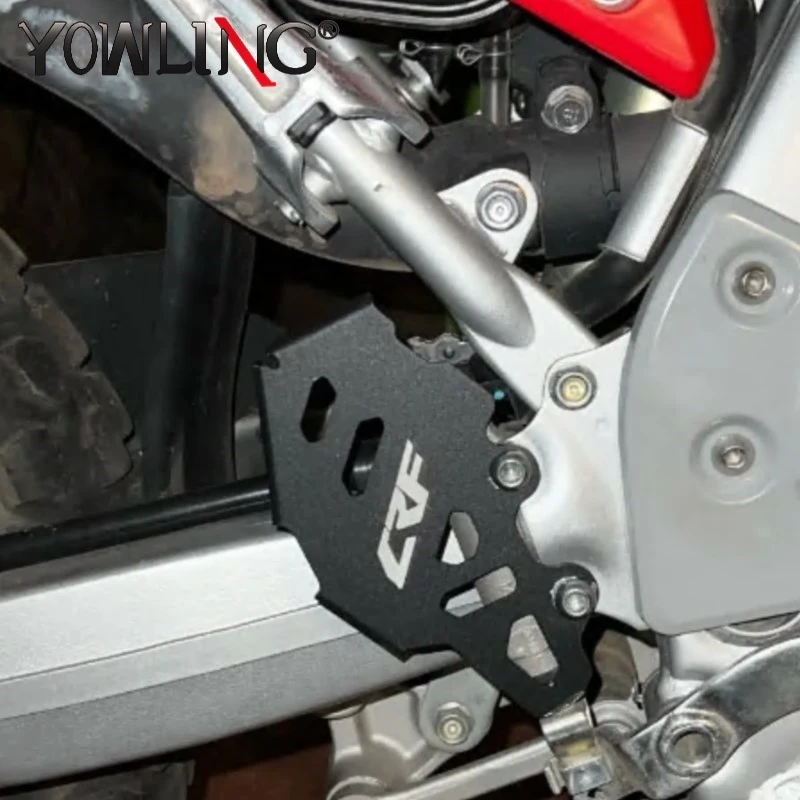 

CRF300L Moto Rear Heel Plate Cylinder FootPeg Footrest Guard Heel Protection Cover For HONDA CRF 300L RALLY CRF300 2021 2023