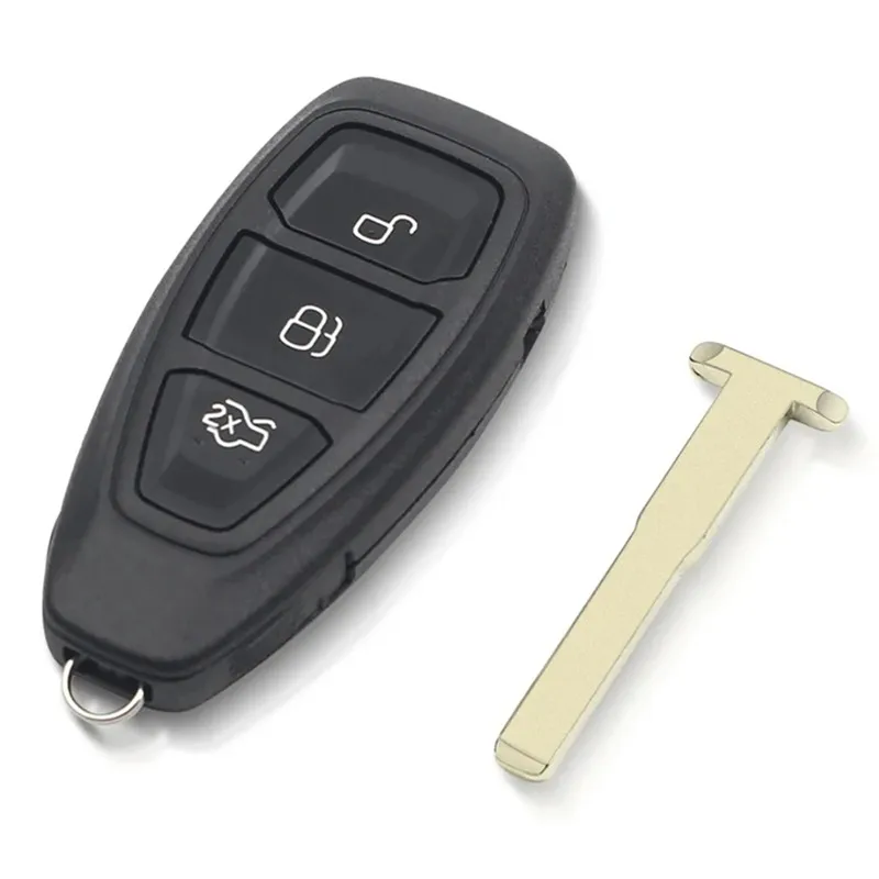 Voor Ford Autosleutel 3 Knoppen Voor Ford Focus C-Max Mondeo Kuga Fiesta Vervanging Slimme Afstandsbediening autosleutel Shell Case
