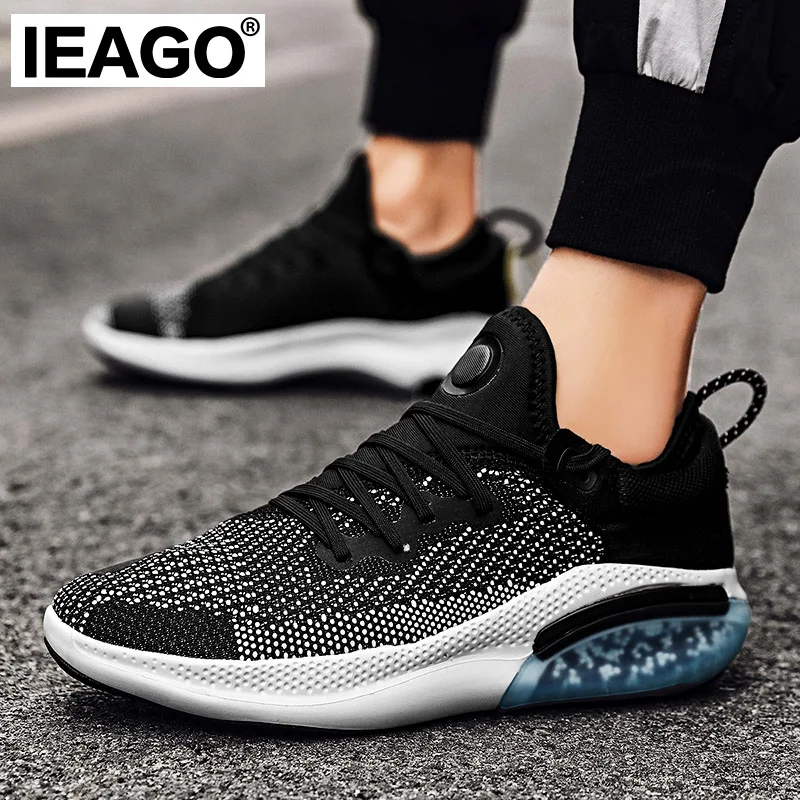 

IEAGO Original Spike new men sports running shoes outdoor soft women sneakers comfortable breathable trainers