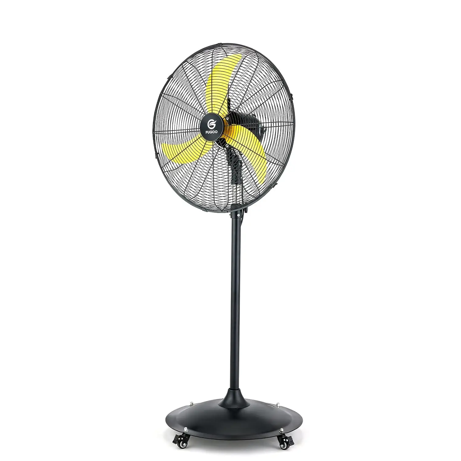 24'' Outdoor Oscillating Pedestal Fan With All Sealed Brushless DC Motor, 4-Speed Waterproof Outdoor Fan, Heavy, Customized