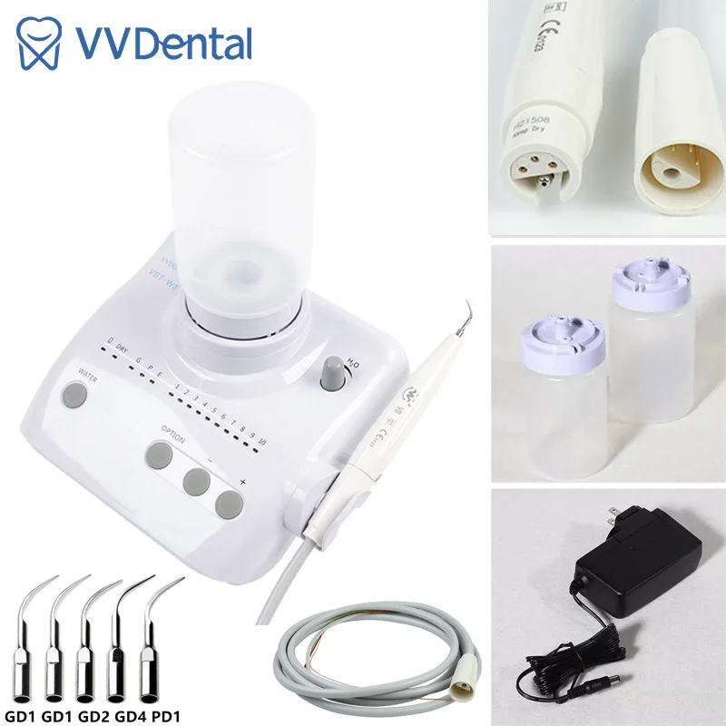 

VVDental Ultrasonic Scaler Machine for Remove Dental Plaque And Calculus Oral Hygiene Cleaning Teeth Whitening Tools for Dental